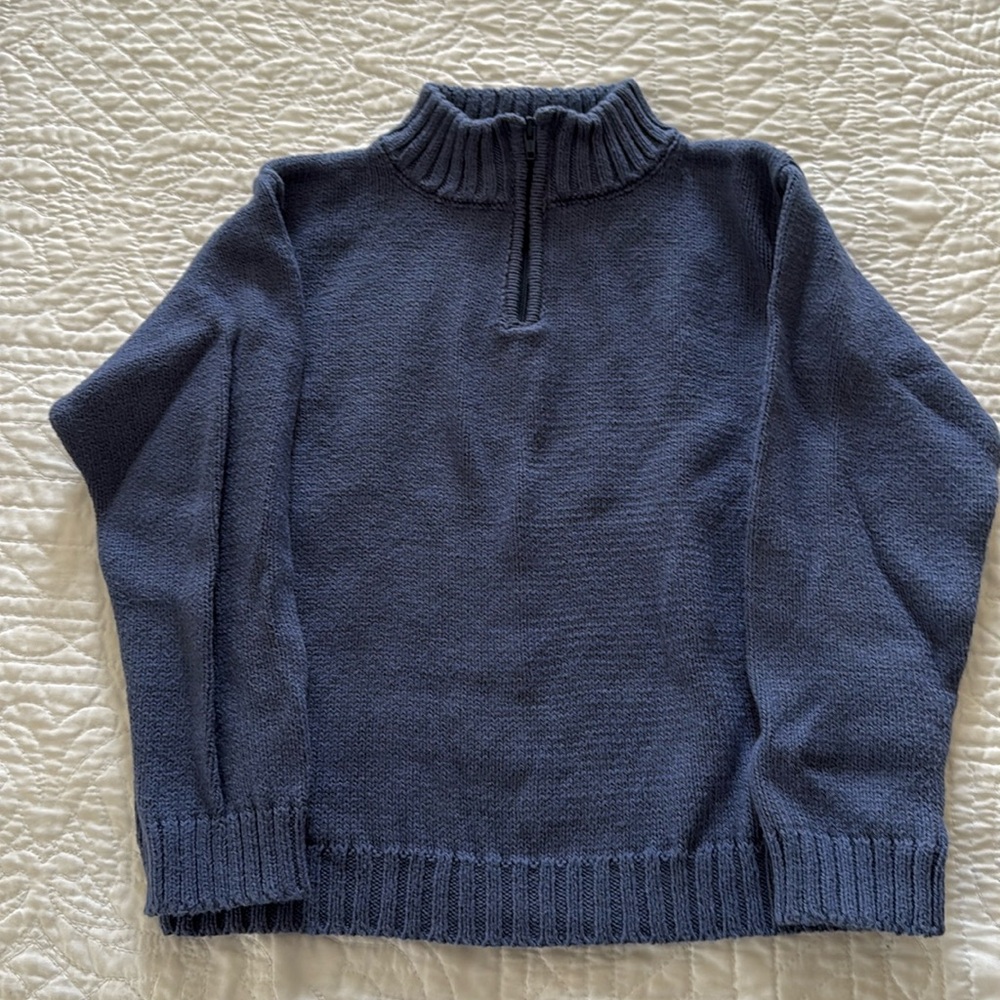 Boys quarter zip sweater
